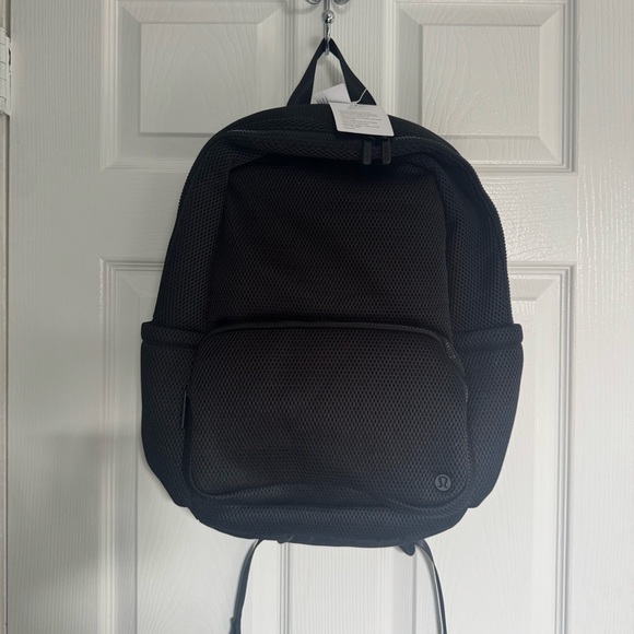 NWT lululemon athletica Black Everywhere Knit Mesh Backpack main image 3